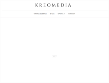 Tablet Screenshot of kreomedia.com